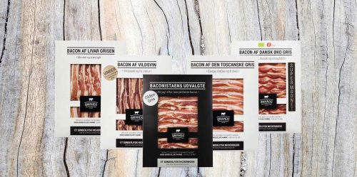 Bacon af livargrisen, vildsvin, toscanske gris, dansk økologisk gris og oldengrisen