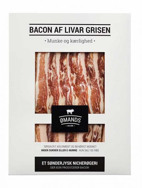 Bacon af Livargrisen fra ØMANDS